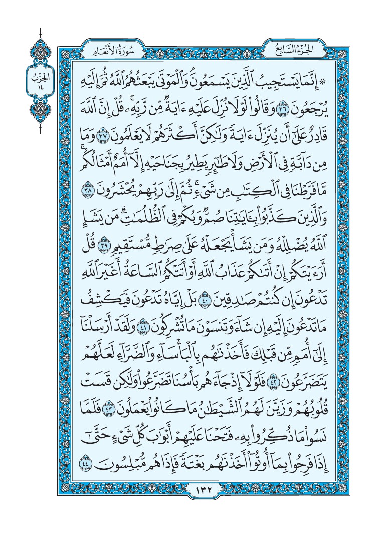 سورة الأنعام - صفحة 132