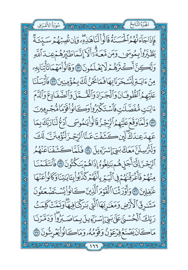 سورة الأعراف - صفحة 166