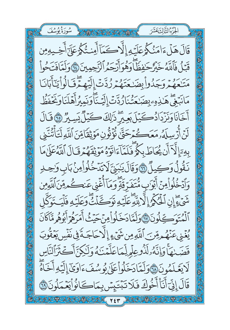 سورة يوسف - صفحة 243