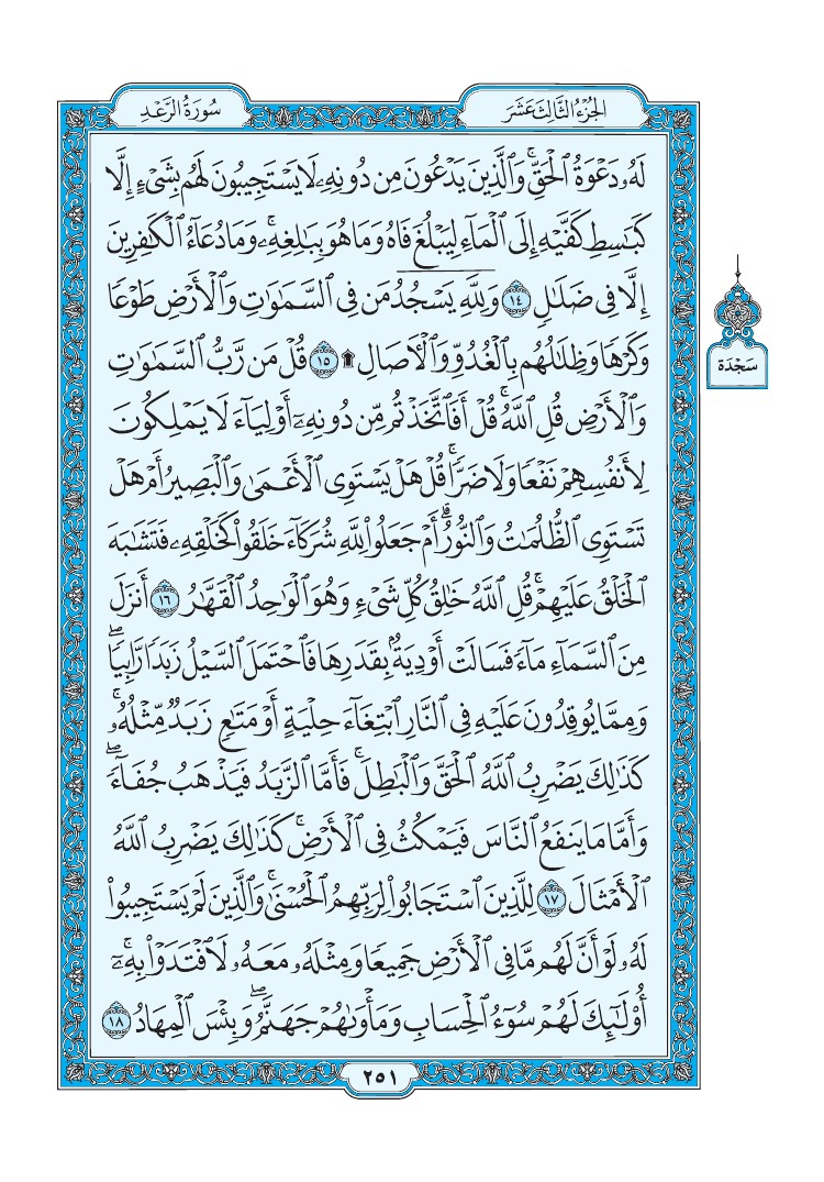 سورة الرعد - صفحة 251