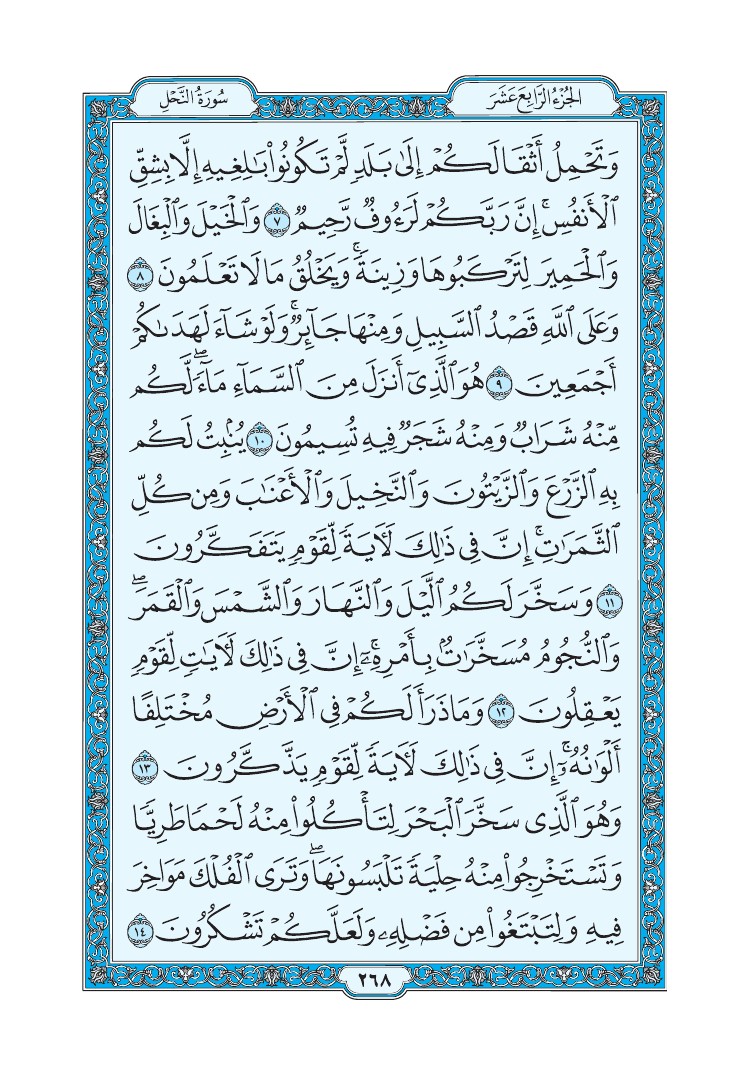 سورة النحل - صفحة 268