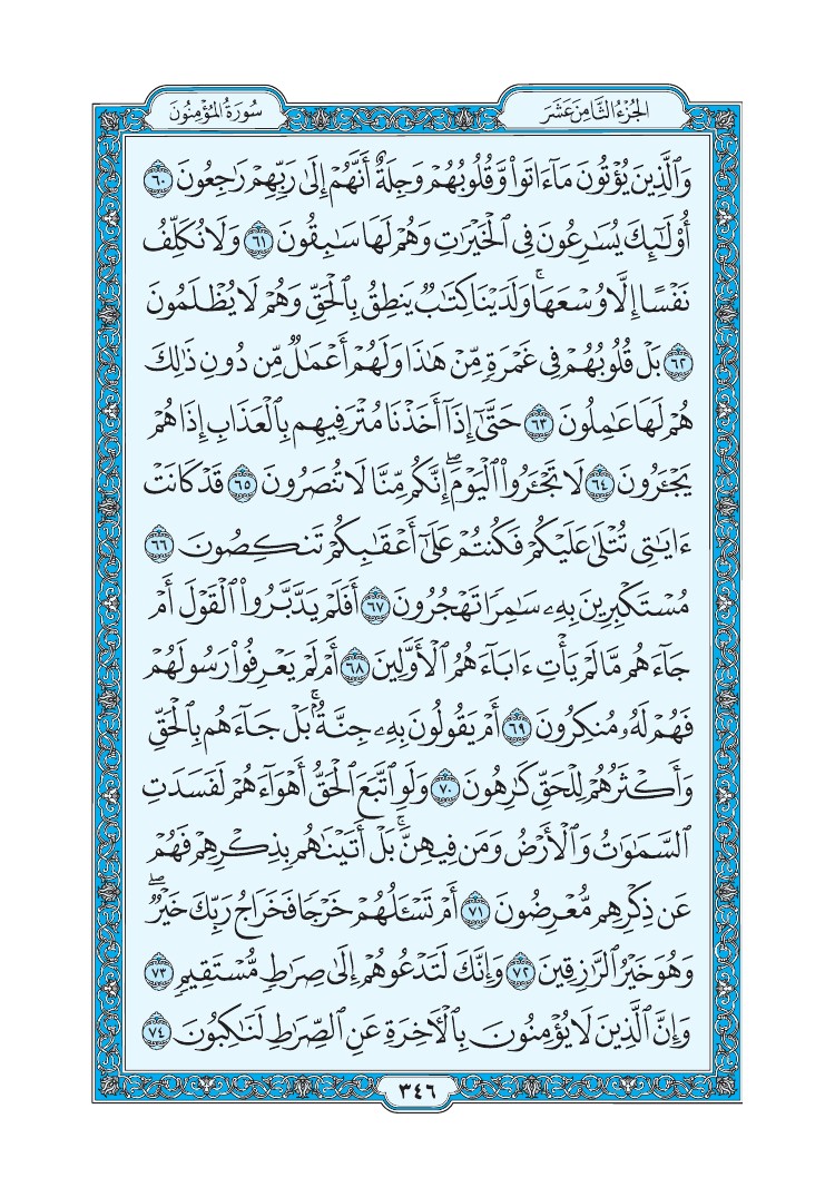 سورة المؤمنون - صفحة 346