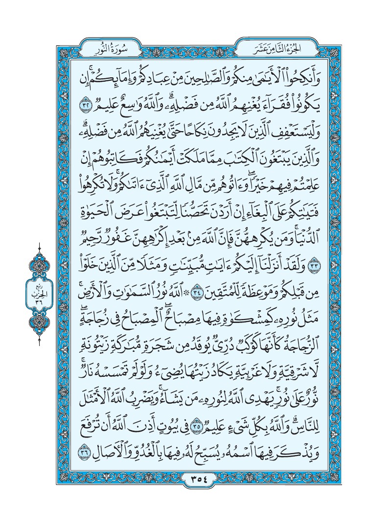 سورة النور - صفحة 354