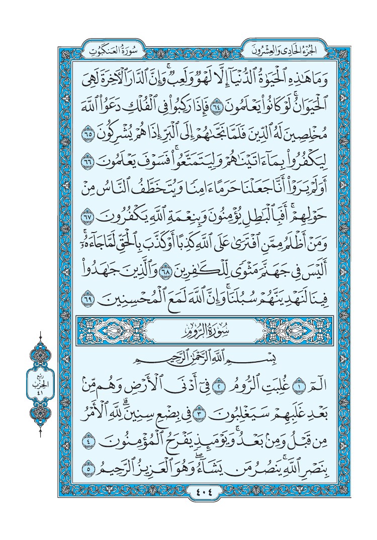 سورة الروم - صفحة 404