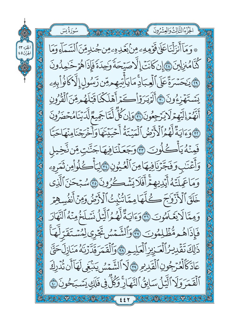 سورة يس - صفحة 442