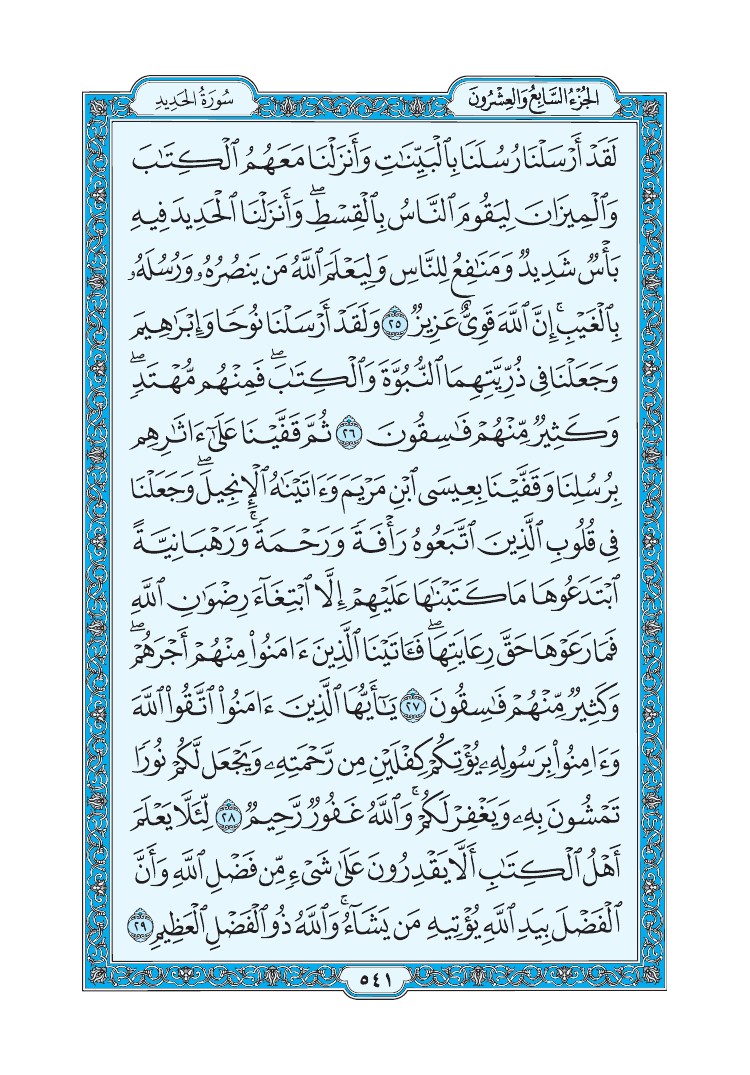 سورة الحديد - صفحة 541