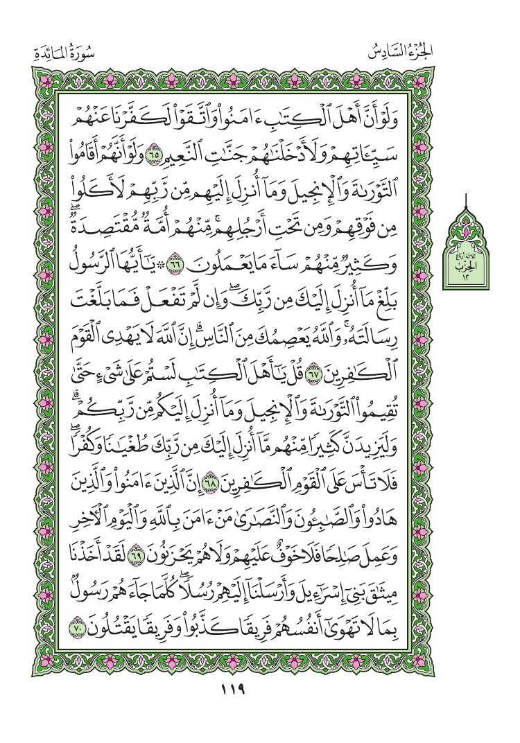 سورة المائدة - صفحة 119