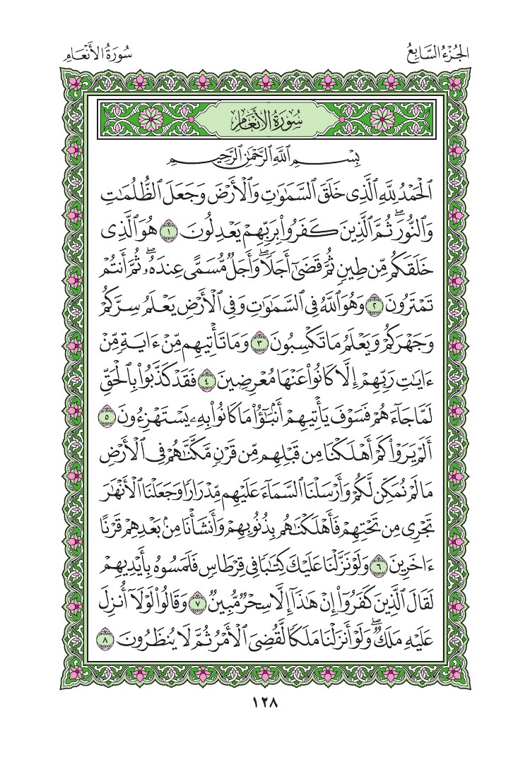سورة الأنعام - صفحة 128