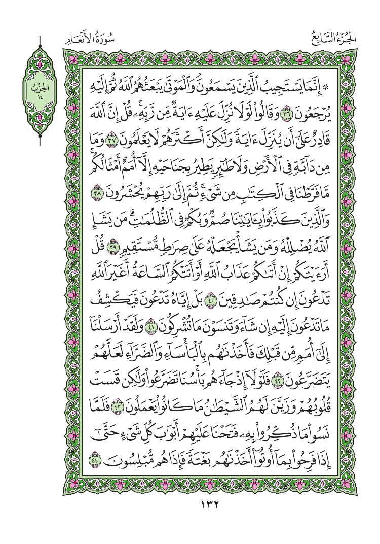 سورة الأنعام - صفحة 132