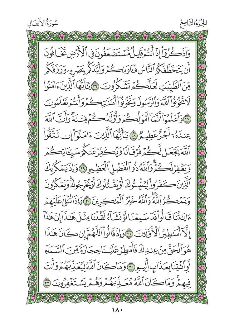 سورة الأنفال - صفحة 180