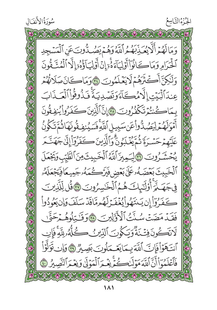 سورة الأنفال - صفحة 181