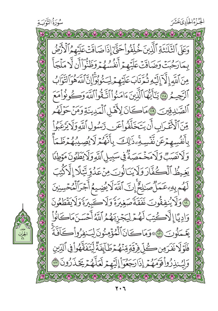 سورة التوبة - صفحة 206