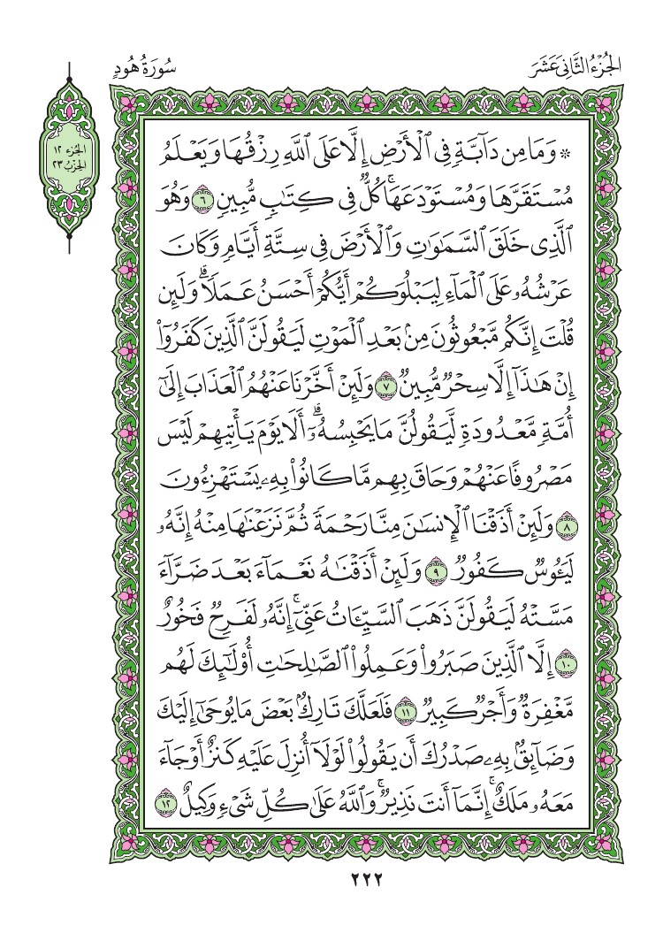 سورة هود - صفحة 222