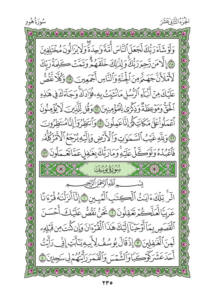 سورة يوسف - صفحة 235