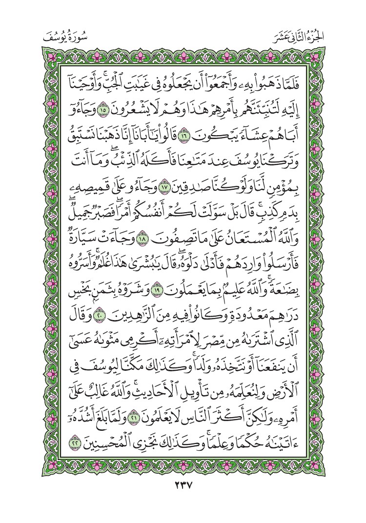 سورة يوسف - صفحة 237