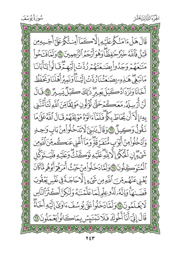 سورة يوسف - صفحة 243