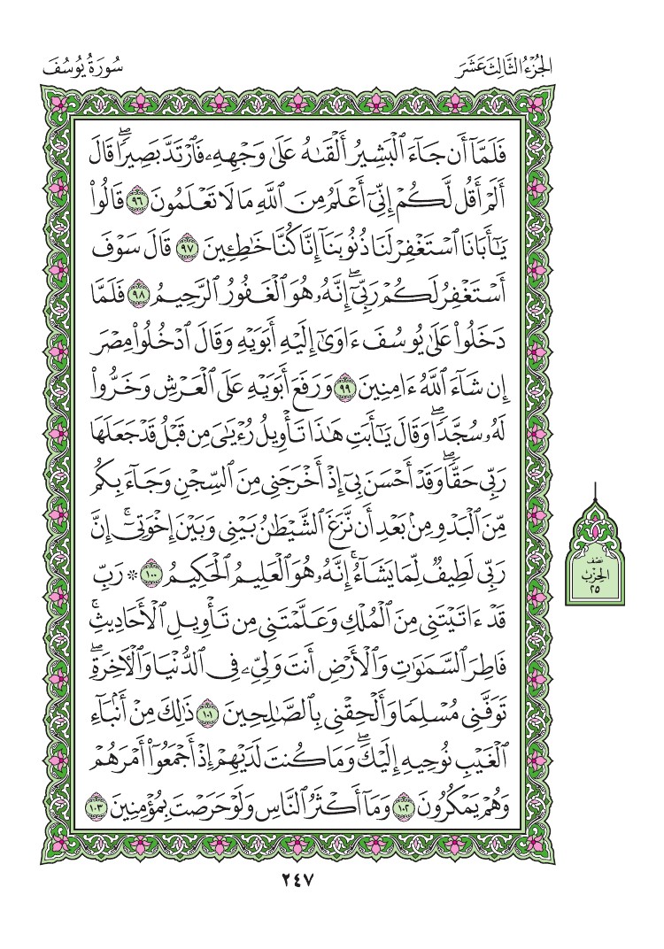 سورة يوسف - صفحة 247