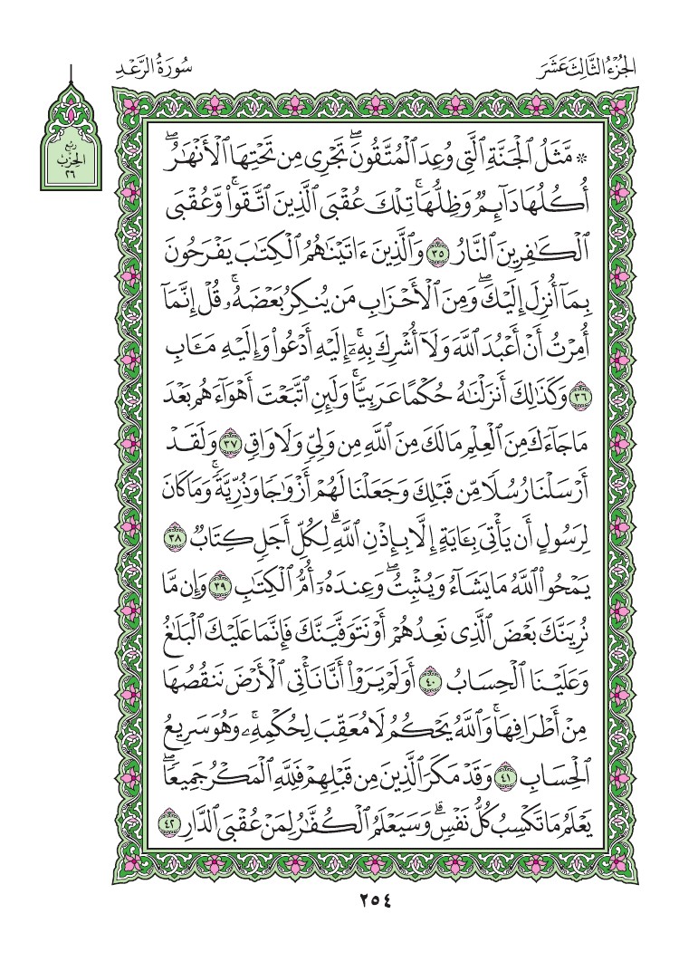 سورة الرعد - صفحة 254