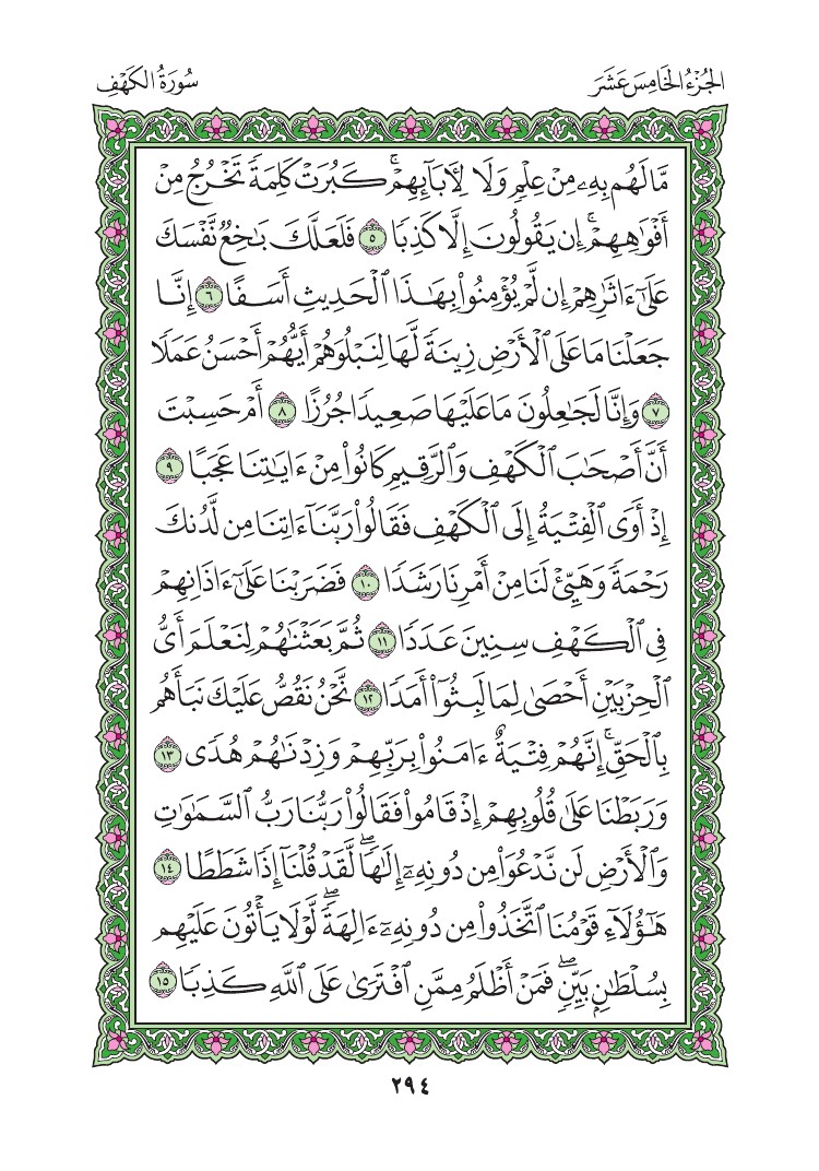 سورة الكهف - صفحة 294