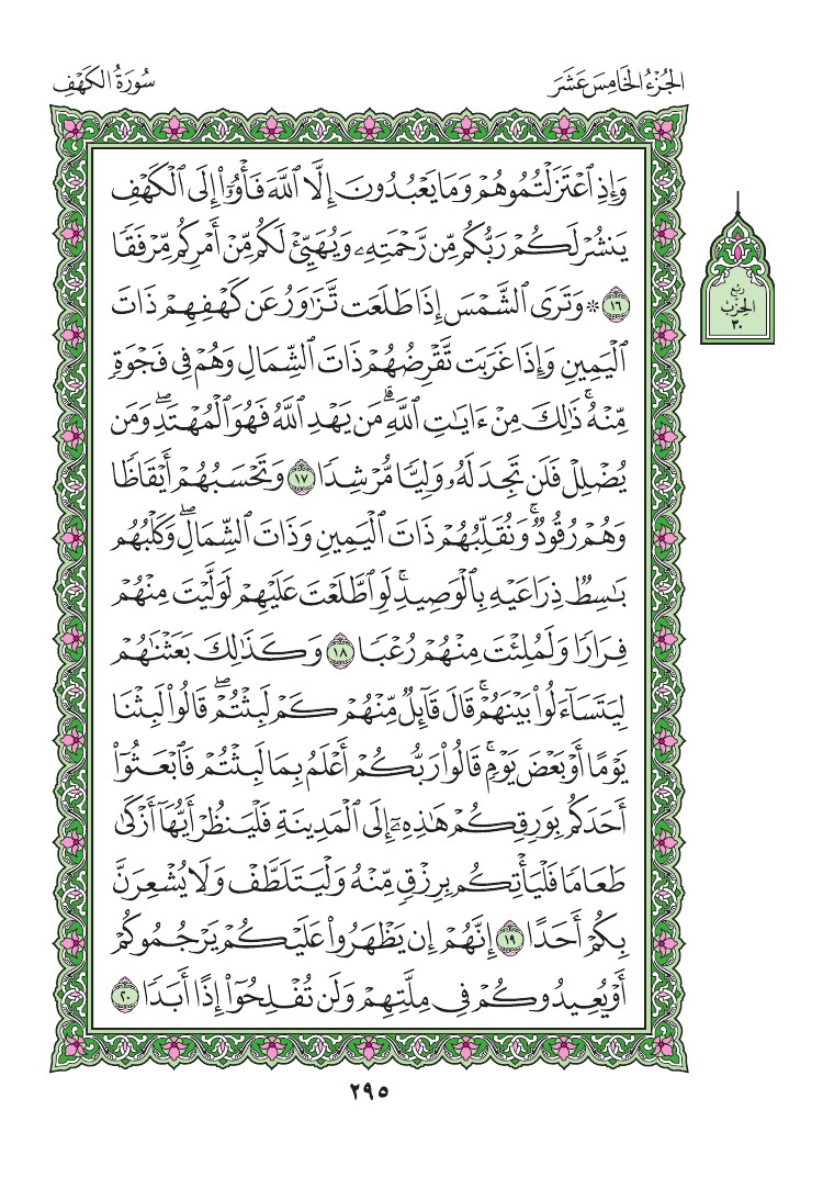 سورة الكهف - صفحة 295