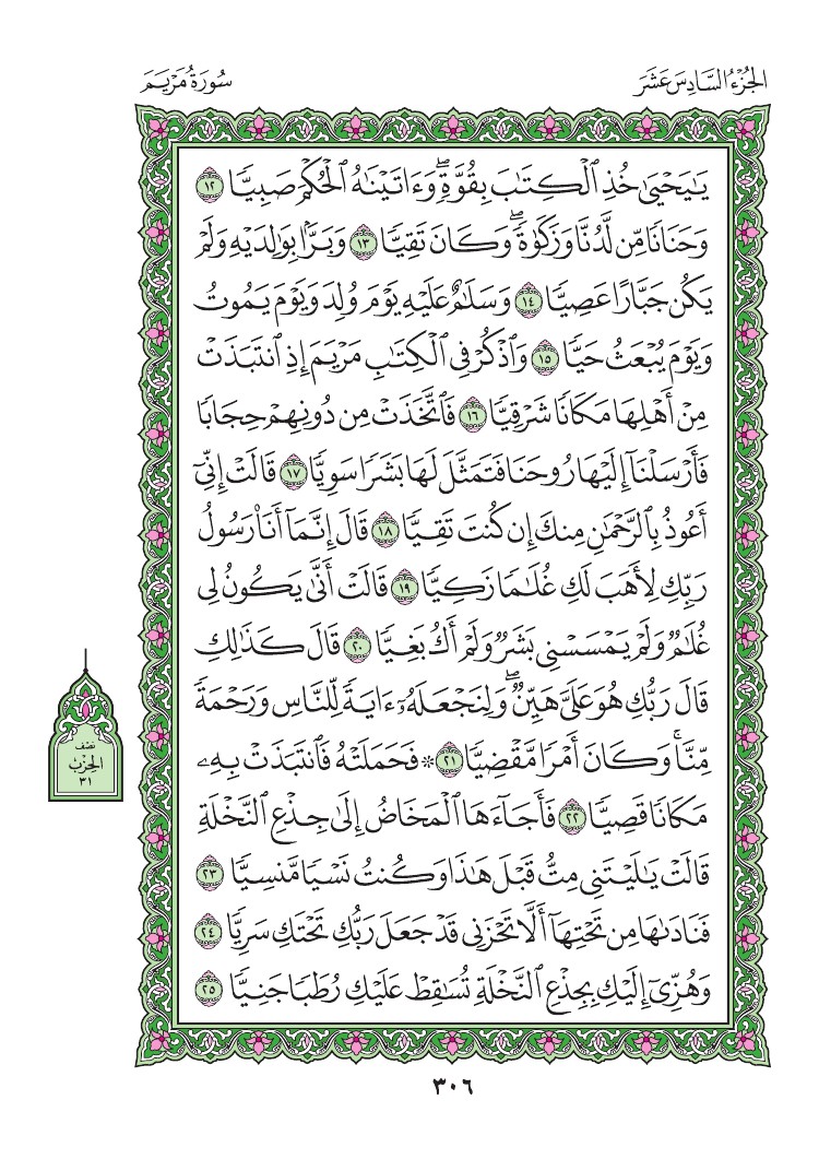 سورة مريم - صفحة 306