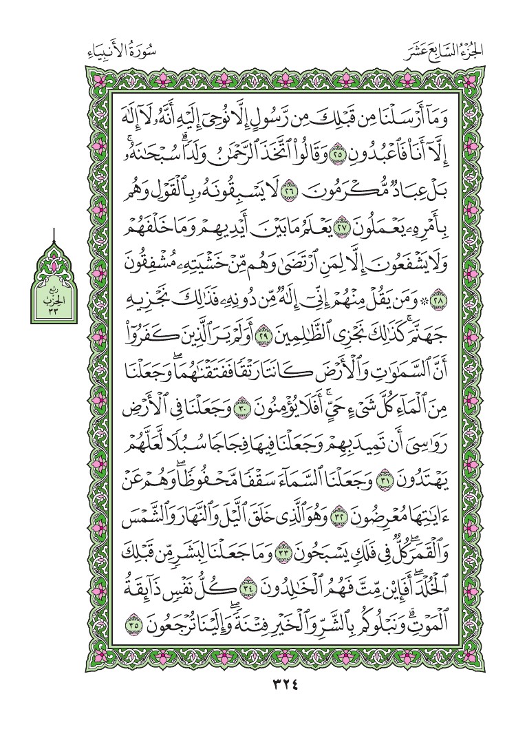 سورة الأنبياء - صفحة 324