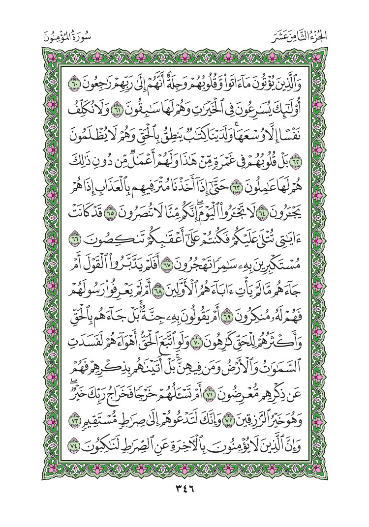 سورة المؤمنون - صفحة 346