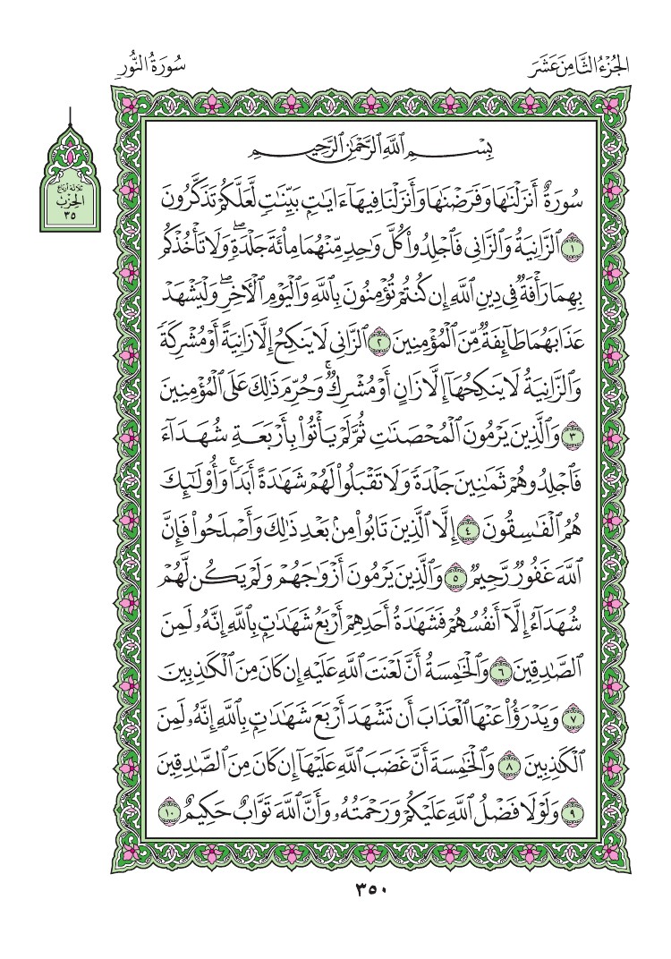 سورة النور - صفحة 350
