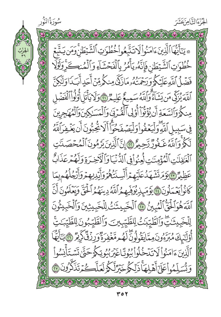 سورة النور - صفحة 352