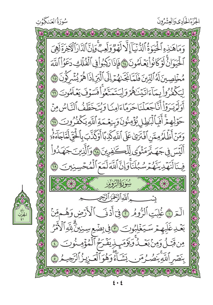 سورة الروم - صفحة 404