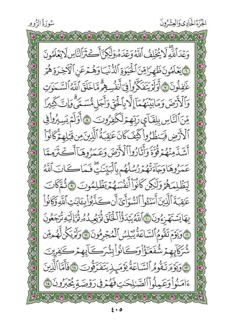 سورة الروم - صفحة 405
