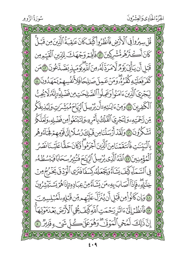 سورة الروم - صفحة 409