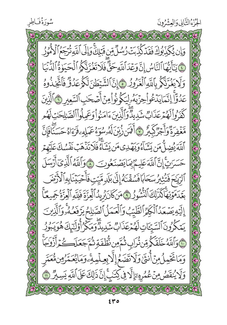 سورة فاطر - صفحة 435