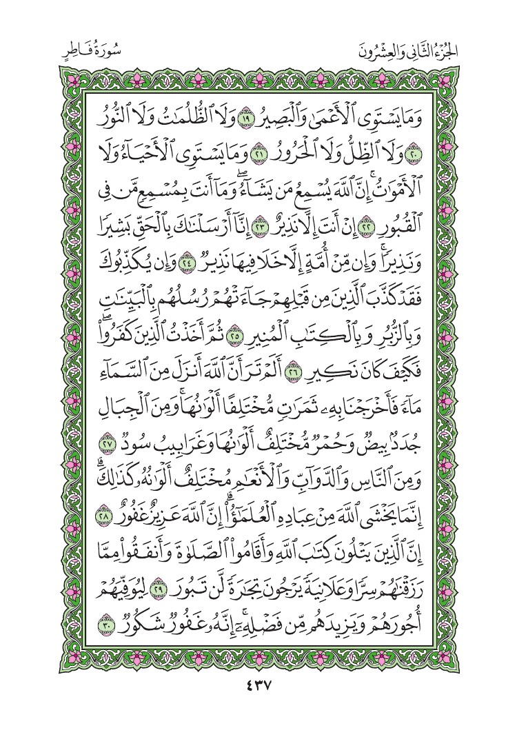 سورة فاطر - صفحة 437