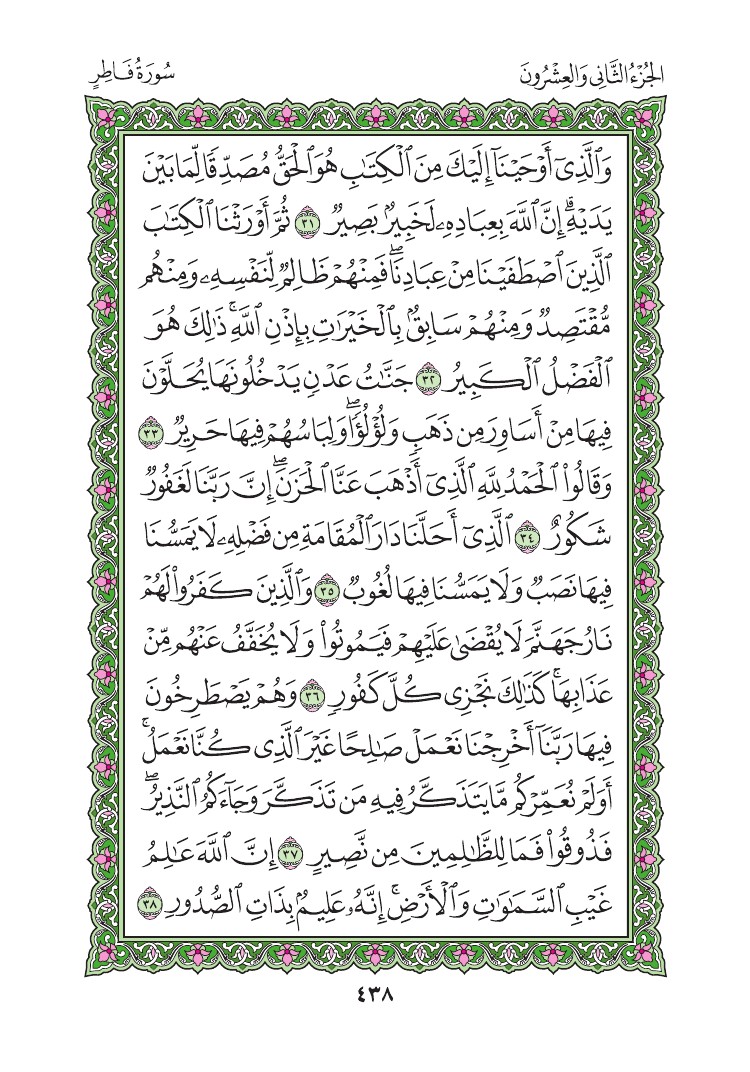 سورة فاطر - صفحة 438