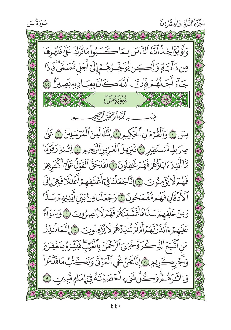 سورة يس - صفحة 440