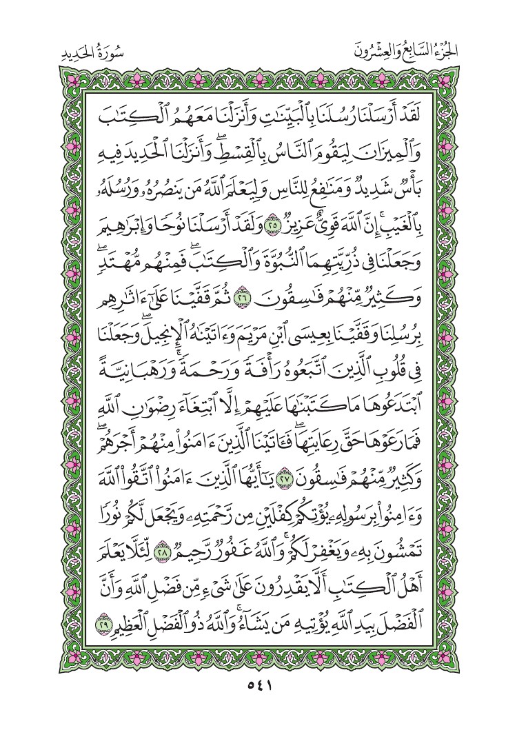 سورة الحديد - صفحة 541