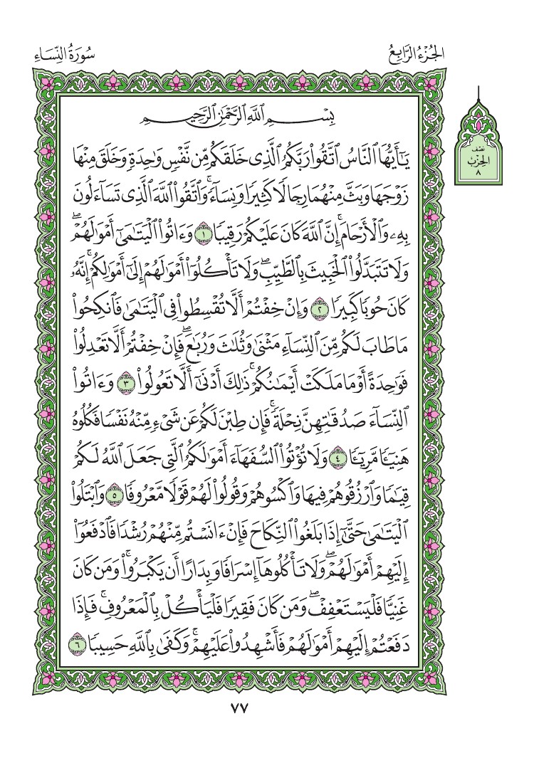 سورة النساء - صفحة 77