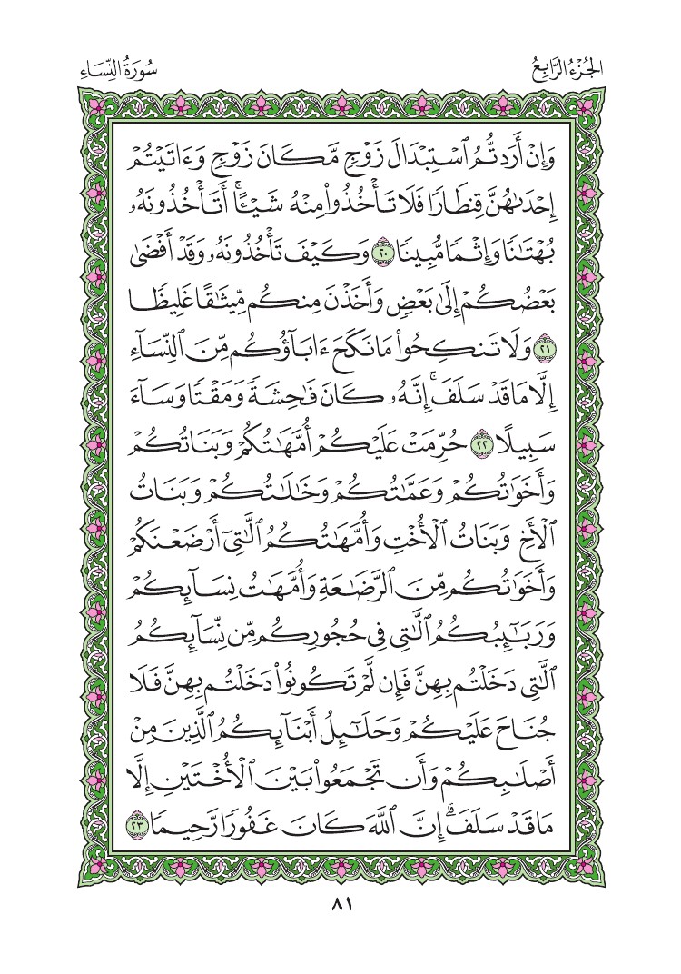 سورة النساء - صفحة 81