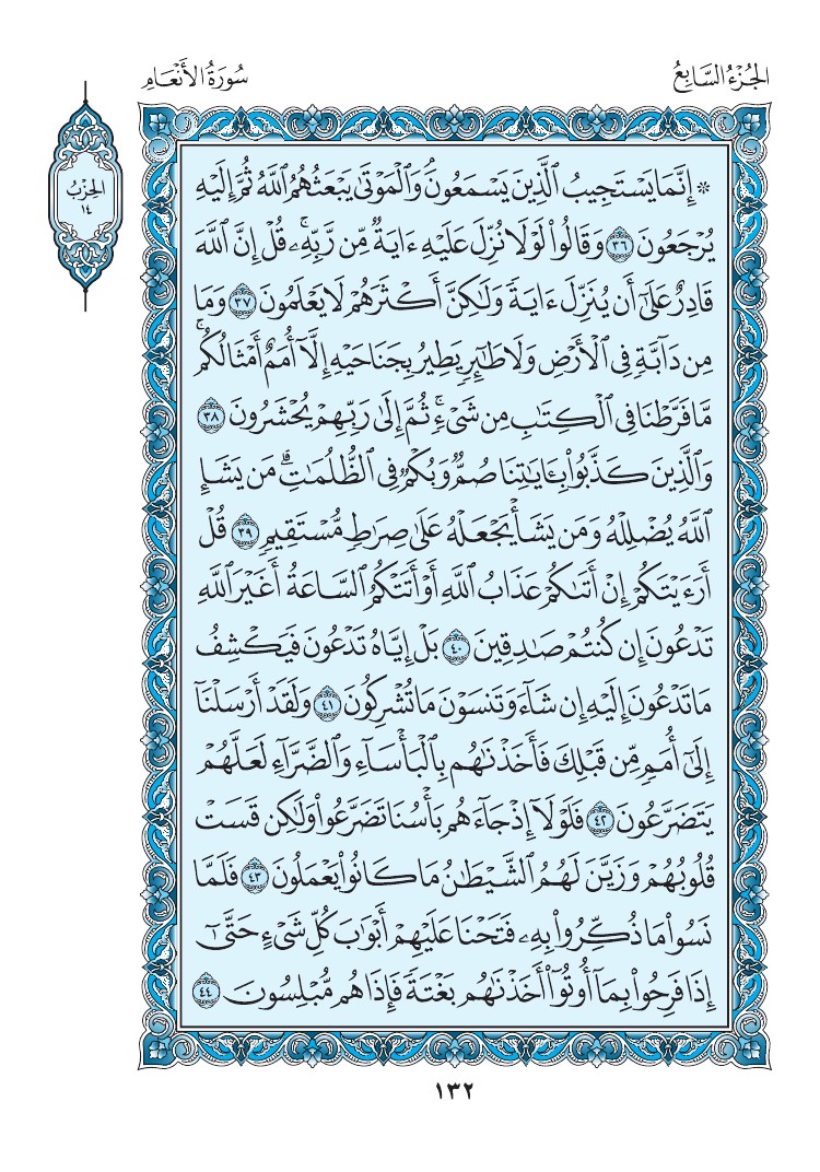 سورة الأنعام - صفحة 132