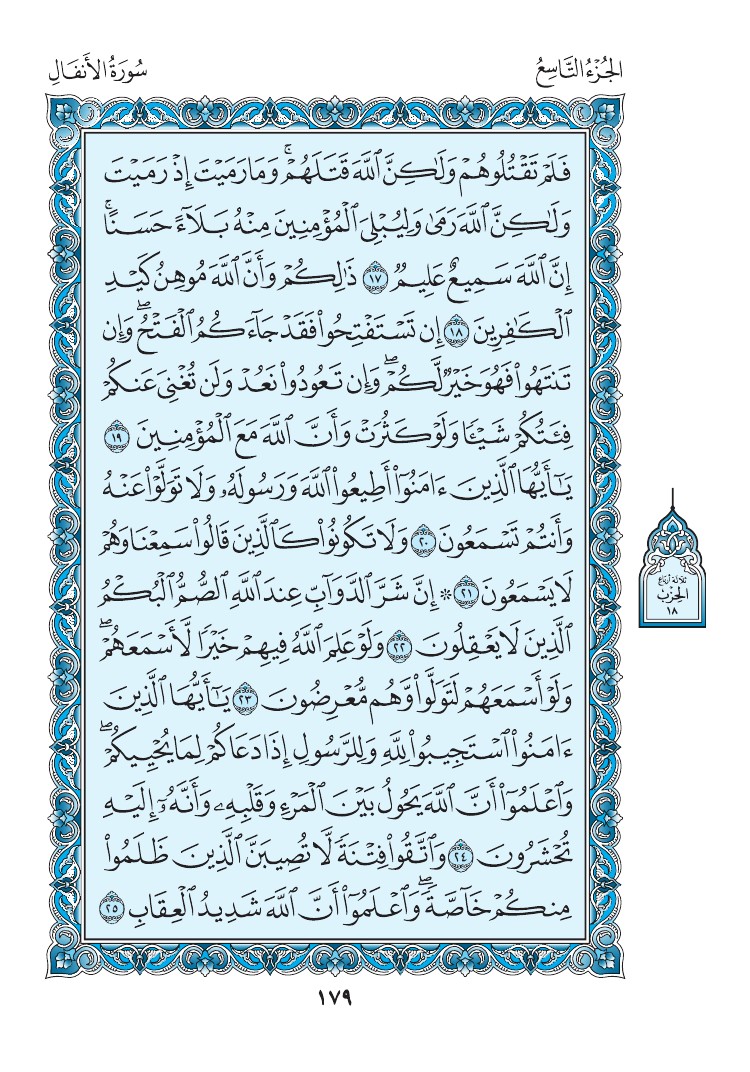سورة الأنفال - صفحة 179