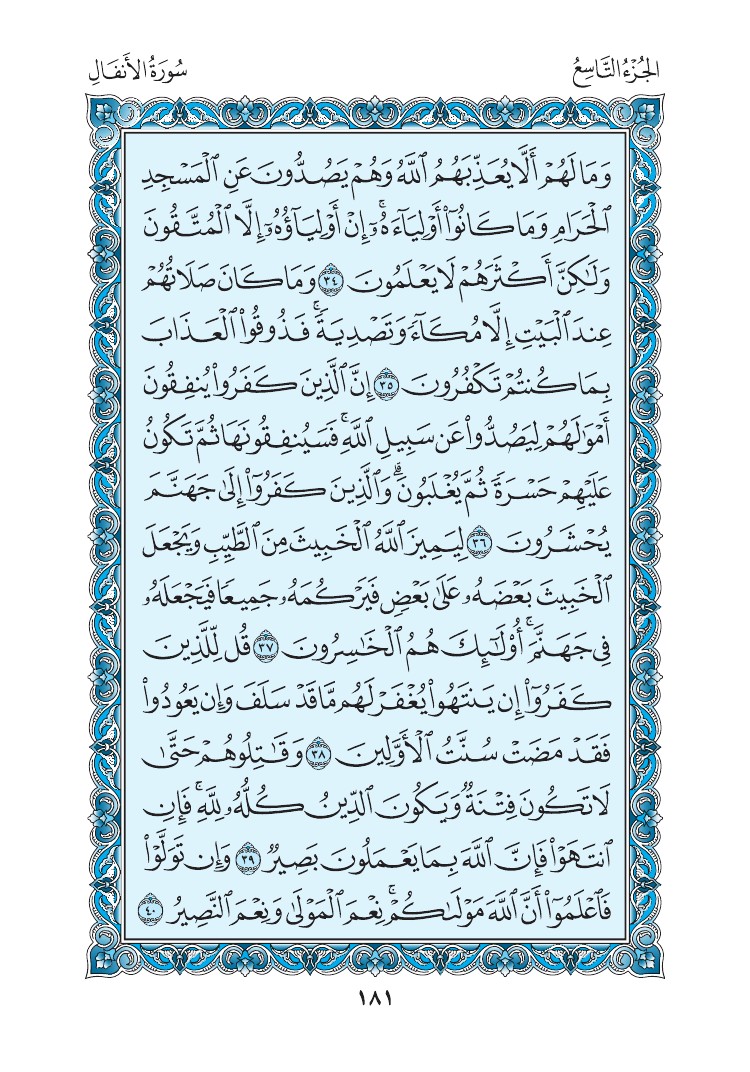 سورة الأنفال - صفحة 181