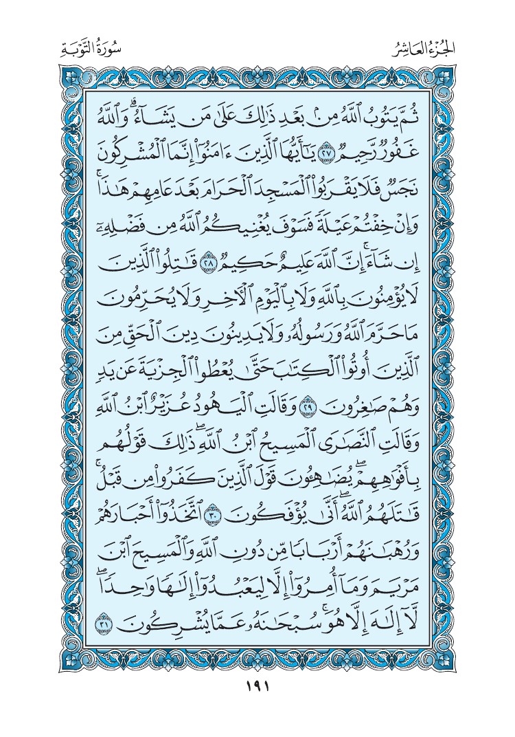 سورة التوبة - صفحة 191