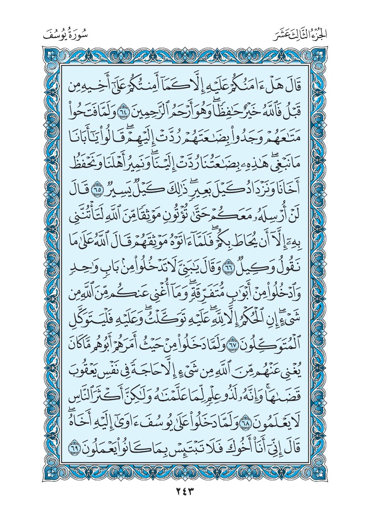 سورة يوسف - صفحة 243