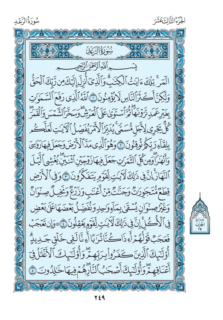 سورة الرعد - صفحة 249