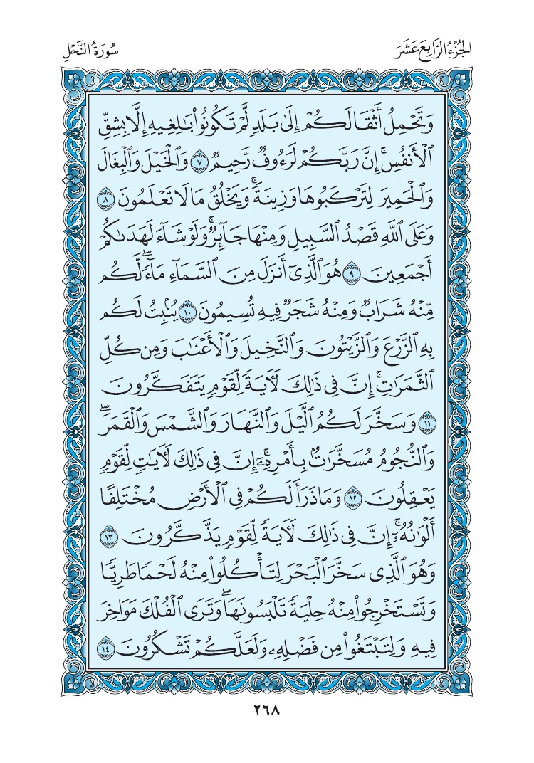 سورة النحل - صفحة 268