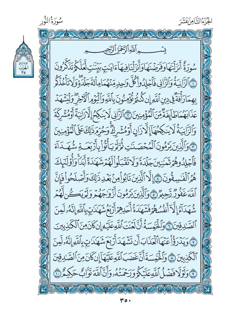سورة النور - صفحة 350