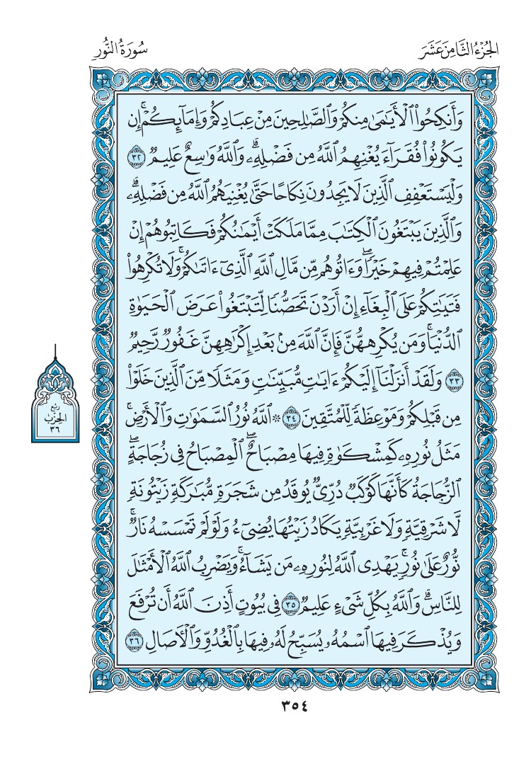 سورة النور - صفحة 354