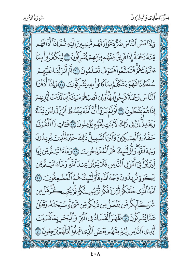 سورة الروم - صفحة 408