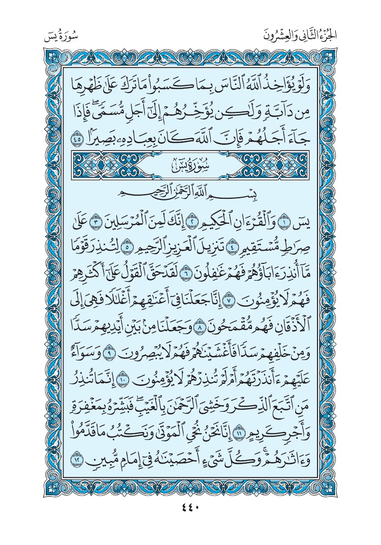 سورة يس - صفحة 440